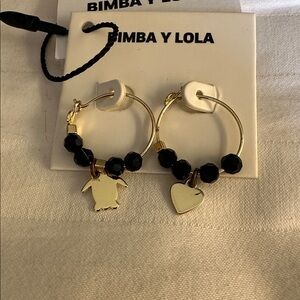 Bimba Y Lola  Hoop Earrings. New with tag.